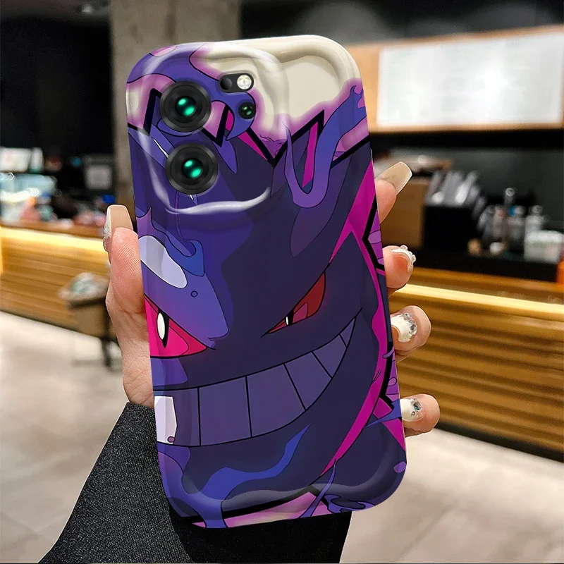 Casing Pokemon Pikachu Gengar, untuk Xiaomi 14T 13T 12T 13 12 11 11i Lite 5G 10T POCO X5 X6 Pro X3 NFC X4 GT F3 F4 F5 F6 M6 M5S C65