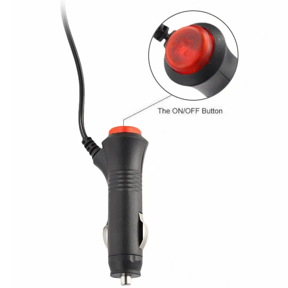 12V 24V Auto Zigaretten anzünder Steckdose Splitter Stecker mit Ein-Aus-Schalter Radar Navigator Auto ladegerät Netzteil