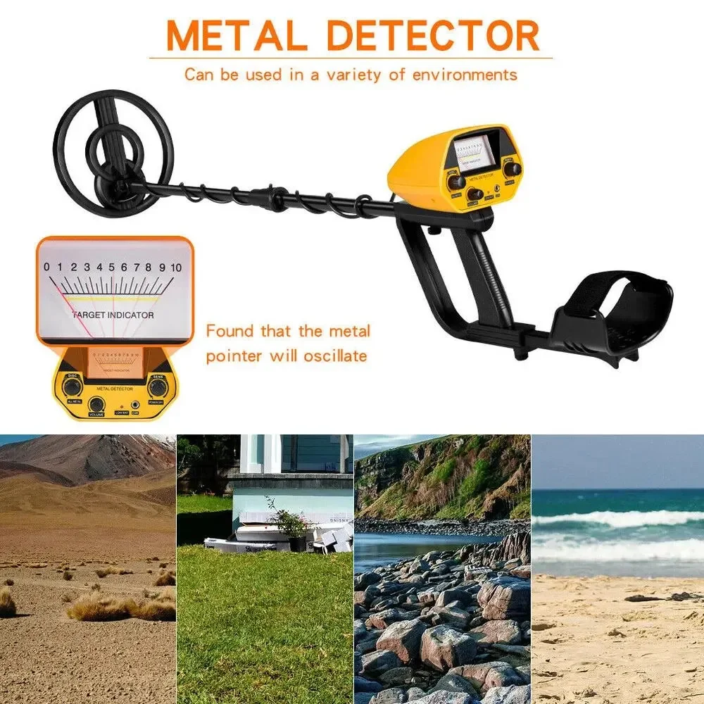 Detektor Metali MD-5090, Urządzenie do Wykrywania Metali, Podziemny Detektor Metali, Lokalizator Metali, Detektor Złota, Poszukiwacz Skarbów, Wykrywacz Złota
