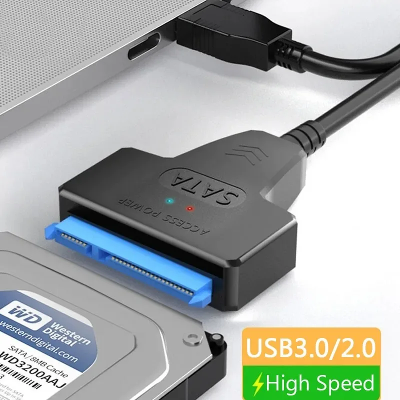 USB 3.0 ZU SATA 2,5 Zoll SSD HDD Festplatte Adapter Für Laptop Desktop Computer Sata zu USB Festplatte Expansion Adapter