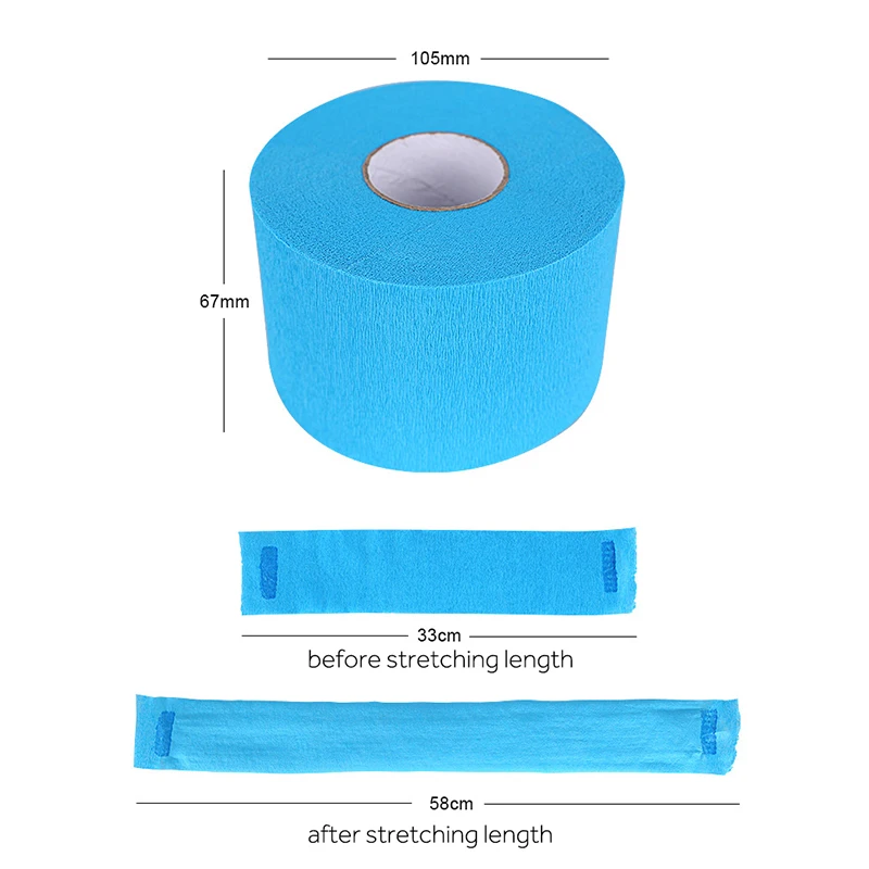 1 rol/pak wegwerp nekstrips haarknipaccessoire nekpapier verstelbare kapper speciale salonkappers voor kapper