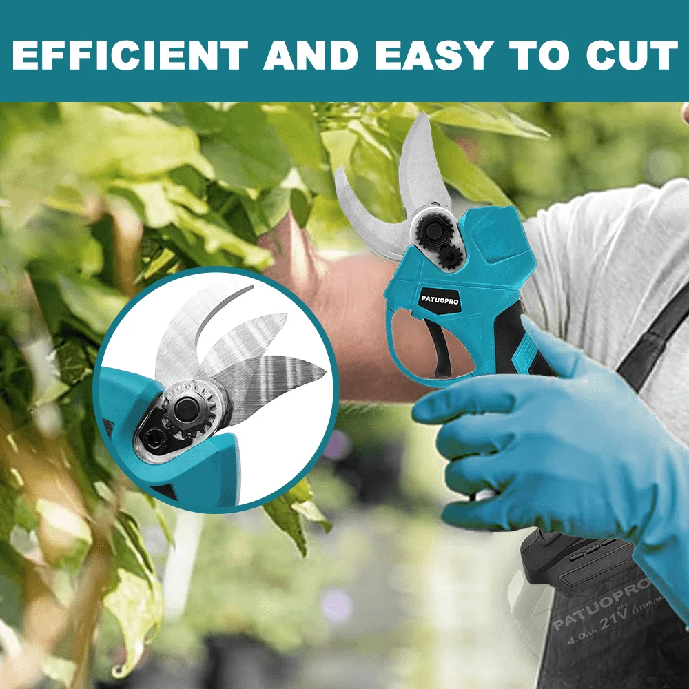 Brushless Electric Scissors Pruning Shears Handheld Cordless Pruner Tree Branch Bonsai Cutting Tool Fits Makita 18V Battery