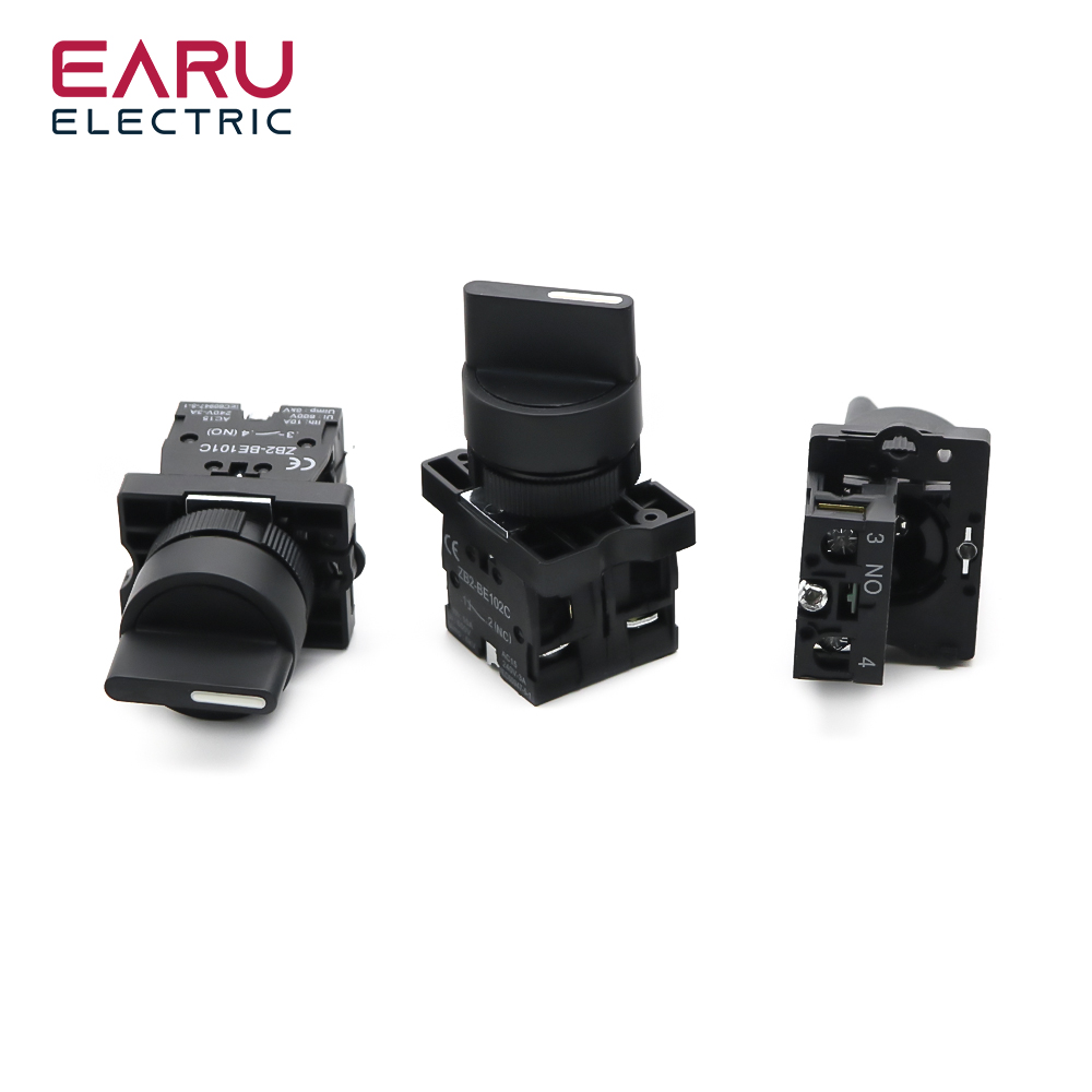 XB2-ED21 XB2-ED25 XB2-ED33 XB2-ED53 2 3 положения 1NO1NC 1NO 2NO с фиксацией мгновенного выбора поворотного кнопочного переключателя