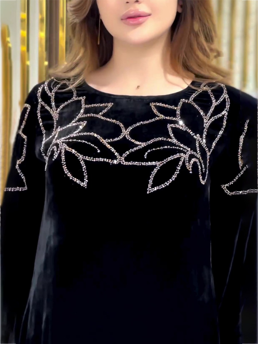 イードイスラム教徒パーティードレス女性のためのアバヤ春ベルベットダイヤモンドドレスラマダンベルト Vestidos ラルゴスドバイローブ Jalabiya 2024