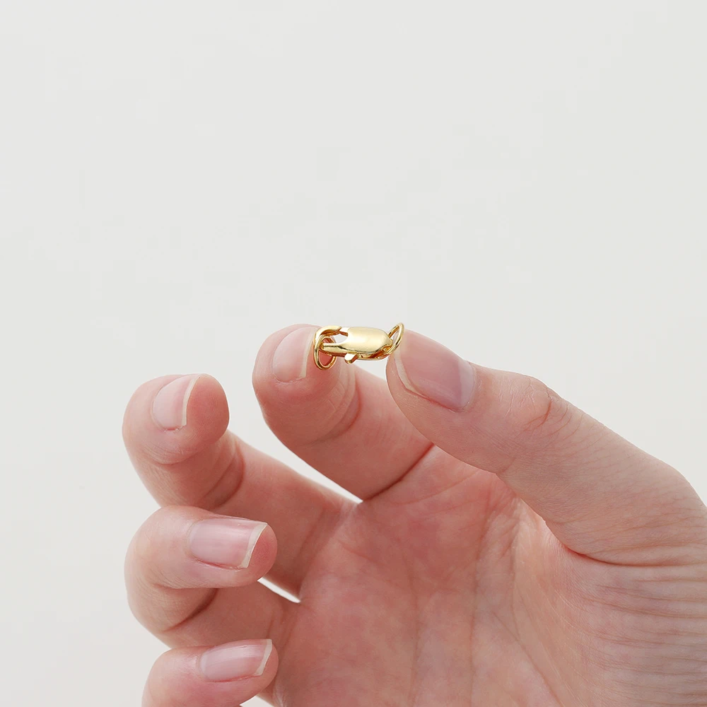 10 Uds. De latón chapado en oro de 14K/18K, cierre de langosta con 20 Uds. De anillos abiertos para saltar, Kits de accesorios DIY, conector para pulsera, fabricación de joyas