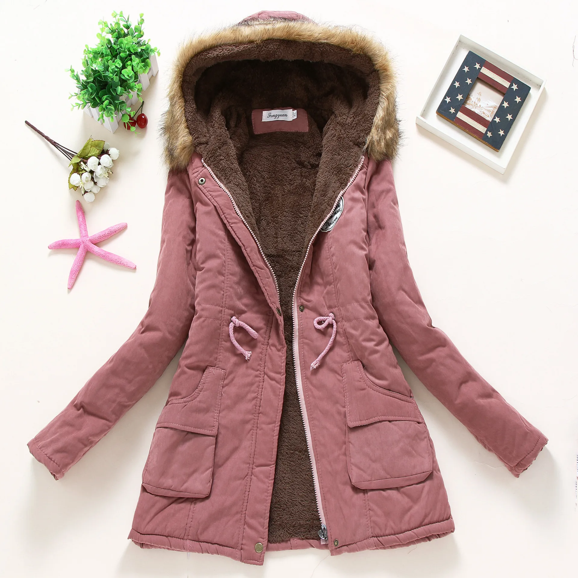 Primavera outono inverno jaqueta feminina 2022 grosso quente com capuz parka mujer algodão acolchoado casaco 3xl casual jaqueta fina feminina
