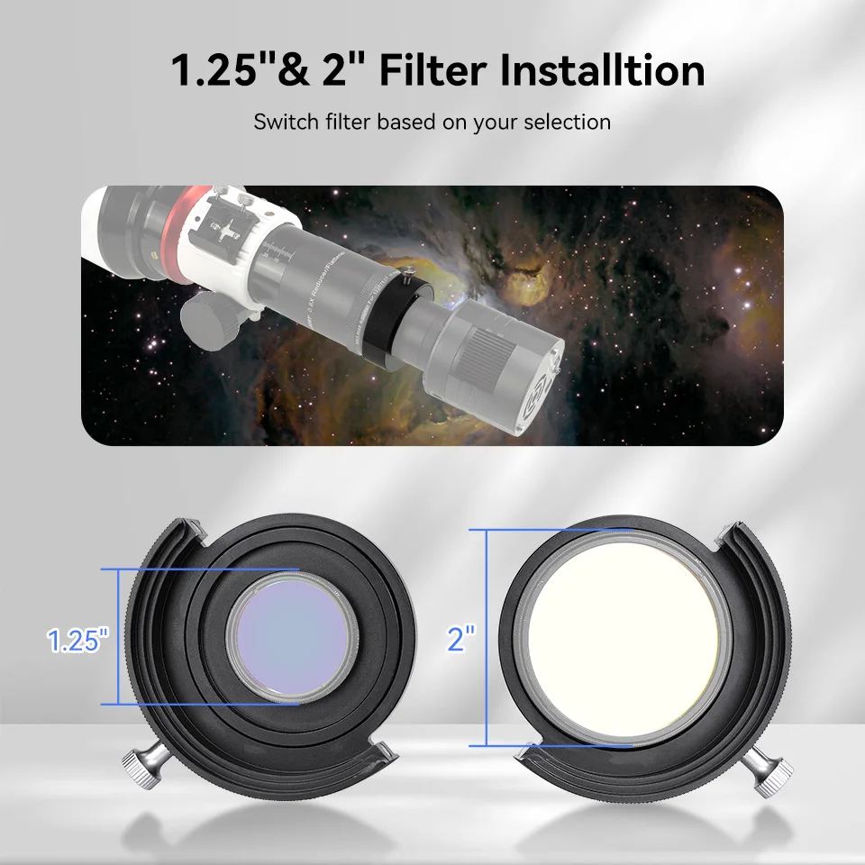 Svbony SV226 Filter Drawer Integrated Molding Nti-Light-Leaking Design with Holder for Filter Mounted Deep Sky Photography