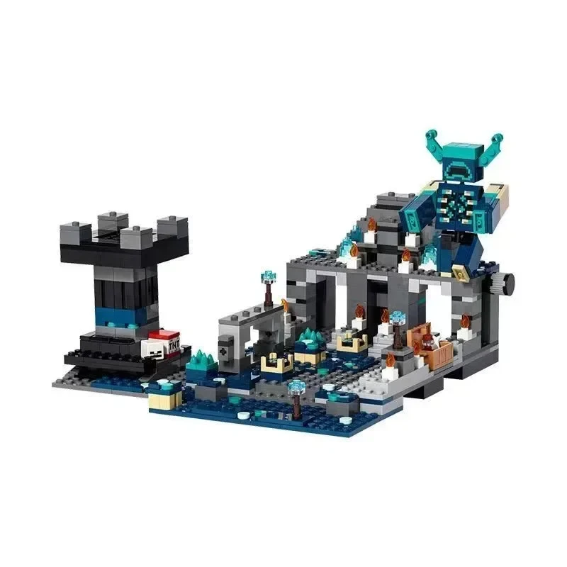 852pcs DIY ของเล่นเพื่อการศึกษา,เกมคลาสสิก Dark World GUARD Building Blocks ของขวัญวันเกิดของเล่นเด็กคริสต์มาสของขวัญ