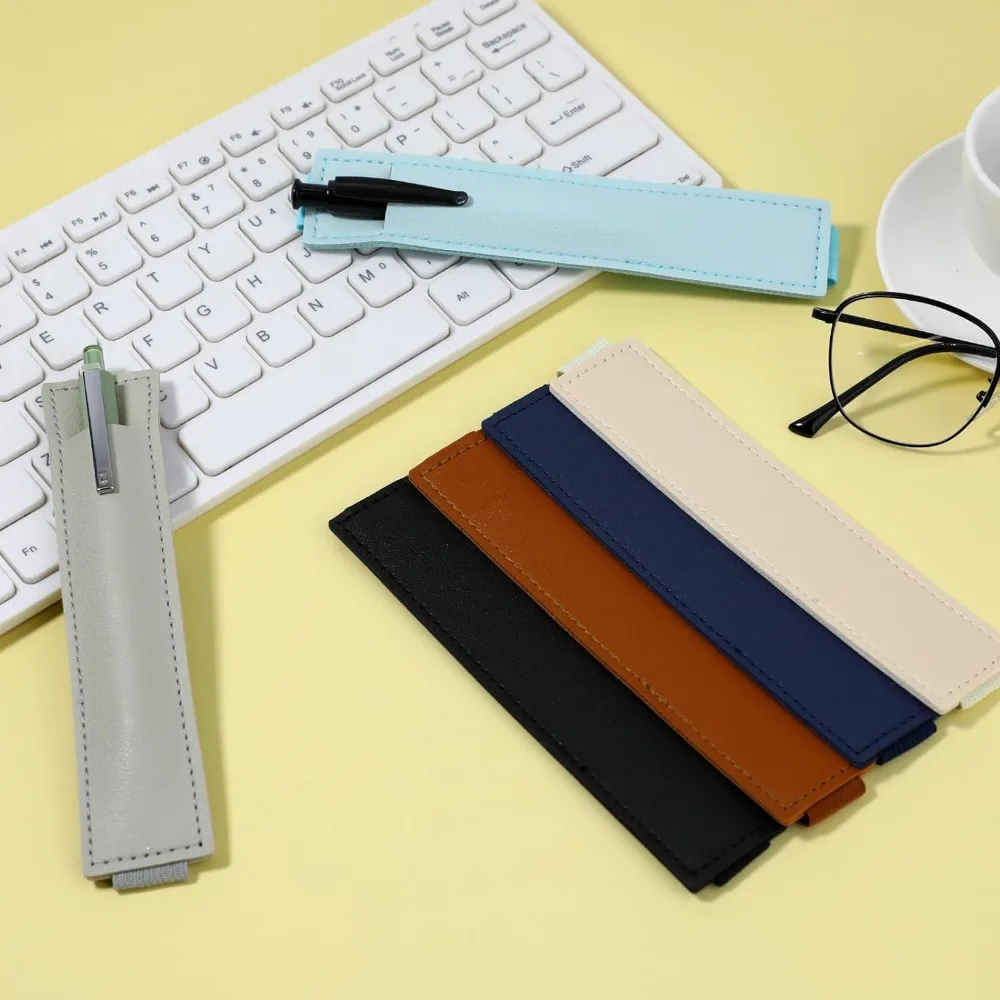 Clip portapenne elastica resistente - Custodia tascabile in pelle con fascia elastica per laptop e tablet - Accessori di cancelleria