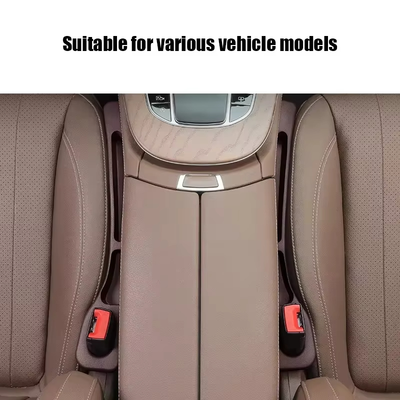 Tira de enchufe para espacio de asiento de coche, organizador de almacenamiento para espacio de asiento a prueba de 2025, costura lateral, relleno de espacio de coche, decoración Interior Universal, 2 uds.