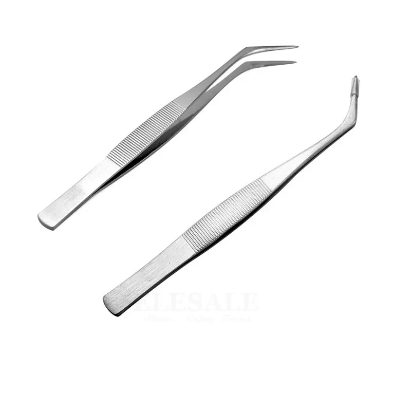 Multifunktion ale tragbare Edelstahl pinzette greifen kleine Dinge für Make-up-Erste-Hilfe-Kits an