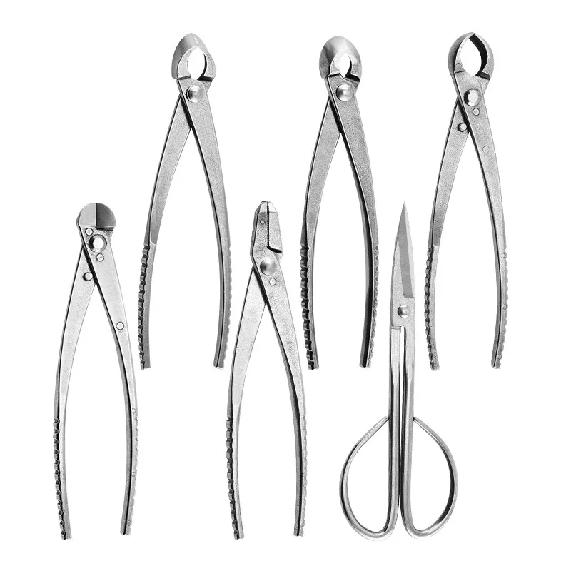 Bonsai Tools Bonsai Shears Potted Shears Gardening Shears Without Trimming Steel Pruning Pliers Set Leaf Bud Spherical Scissors