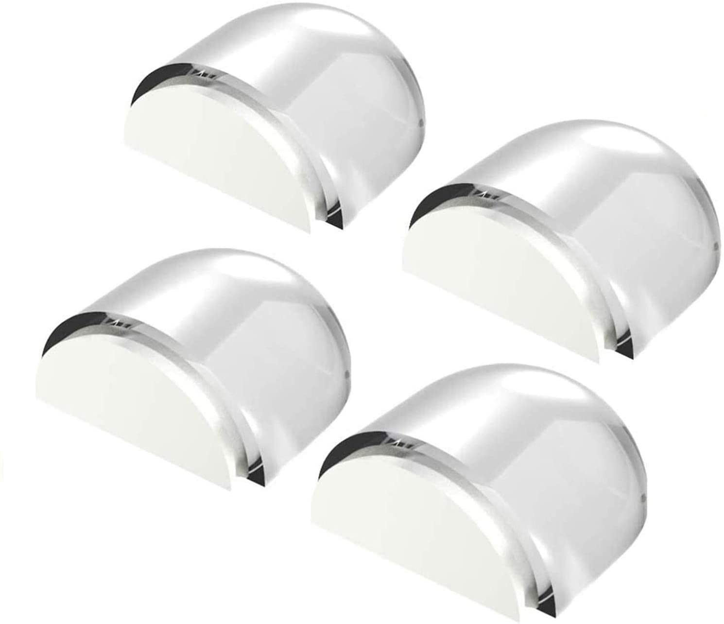 Rolha de porta acrílica autoadesiva anti-colisão suportes de porta captura piso montado sem pregos batentes de porta proteger paredes móveis