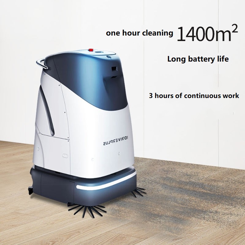 Robot de limpieza inteligente multifuncional, taller industrial comercial, robot de barrido de fábrica SC50