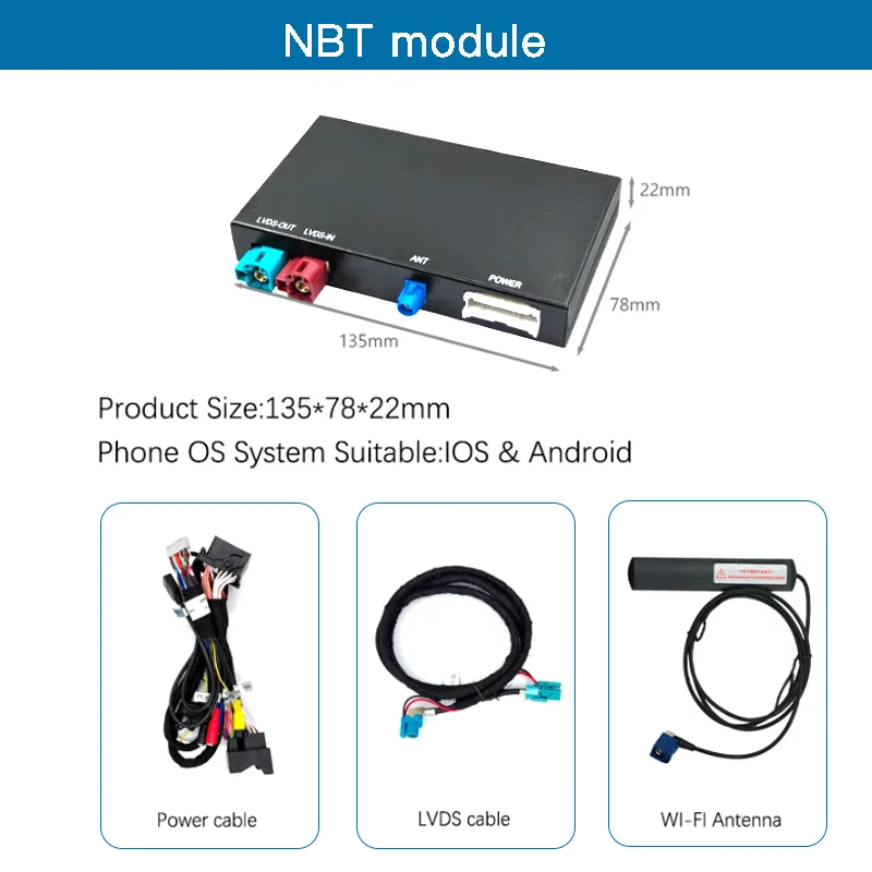 Carabc carplay sem fio para bmw mini f30 f31 f20 f21 f10 f01 x5 e70 x3 f25 nbt cic sistema android auto módulo de integração oem