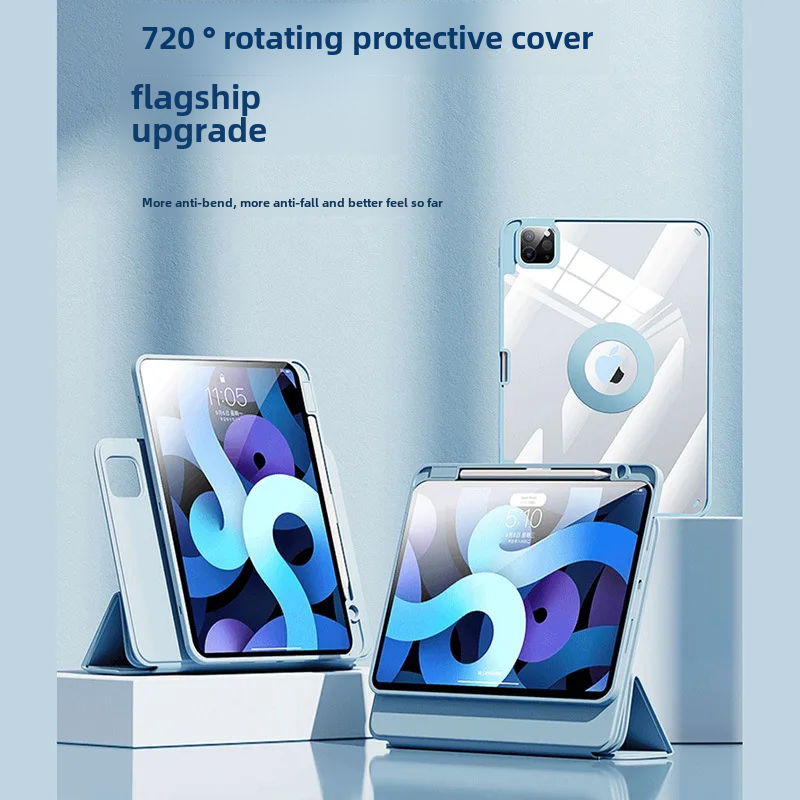 2022 ipadpro11 protective case ipadair5 protective case 11inch 2021 magnetic anti-bending ipad9 split