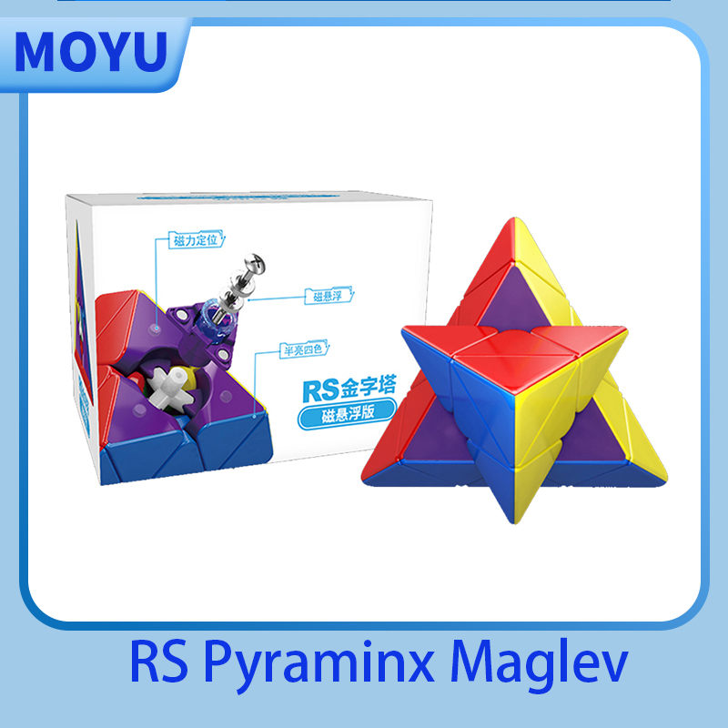 [JudyCube] MOYU RS Pyraminx Магнитный магический скоростной куб Профессиональная игрушка Maglev Fidget Toy RS M Pyramid Cube Cubo Magico Puzzle