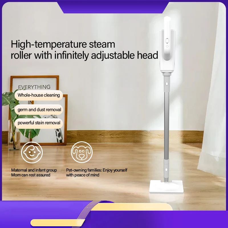 370ml 가정용 다기능 1500W 살균 및 진드기 제거 스팀 청소기 전기 스팀 청소기 220V EU 플러그