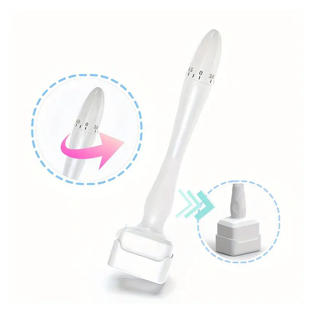 1PCS Professionelle Derma Stempel 140 Titan Einstellbare Microneedling Derma Stempel Steril Für Gesicht Brot