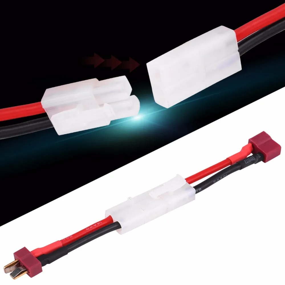 Mới Adapter Nữ/Nam Trưởng Khoa T Cắm Để Sơn Mô Hình Chuyên Dụng Tamiya Đầu Nối Chuyển Đổi 16AWG Cho RC Drone Xe Thuyền Quadcopter pin