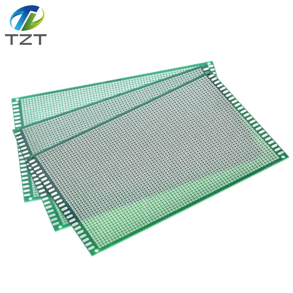 TZT 1pcs 12x18cm 120x180 mm Single Side Prototype Plate Universal Circuit Board Protoboard For Arduino