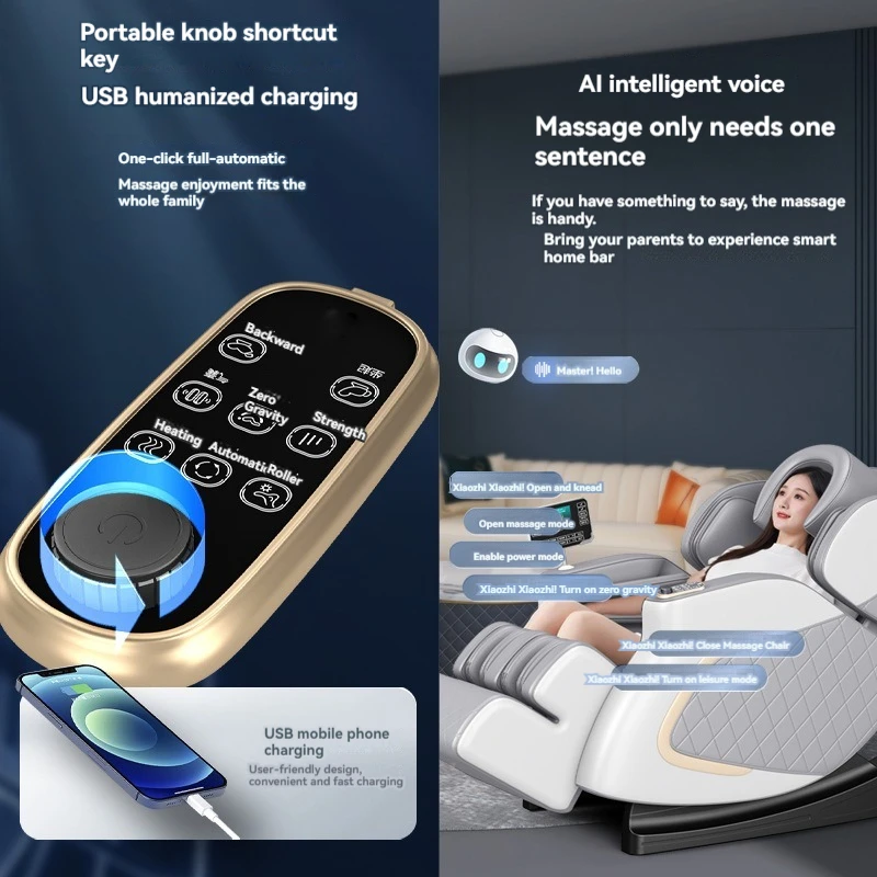 2024 New popular luxury home massage chair space full body massage 8D zero gravity massage sofa chair