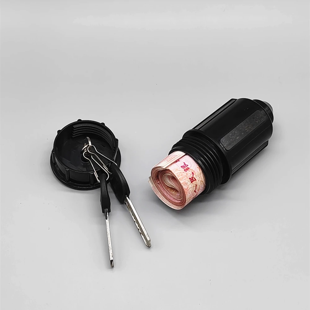 Cualquier llave oculta, segura para su dinero secreto, duradera y resistente a impactos, aspersor de jardín camuflaje para interiores y exteriores