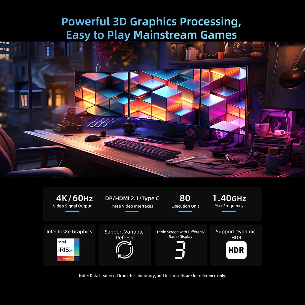 BMAX B9 Plus MIni PC Intel 12. generacji procesor Core i5-1250P Intel Iris Xe Graphics 24 GB LPDDR5 512 GB NVMe SSD Windows 11 WIFI 6