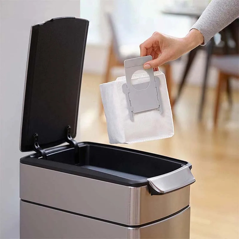 ถุงเก็บฝุ่นอะไหล่สําหรับ iRobot Roomba i1 + i3 + i4 + i5 + i6 + i7 + i8 + s9 + Combo j7 + Combo i8 + หุ่นยนต์เครื่องดูดฝุ่นเปลี่ยน
