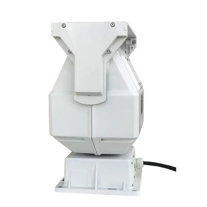 30~80Kg pan tilt motorized head, worm gear transmission structure supports blocking torsional vibration reverse self-locking