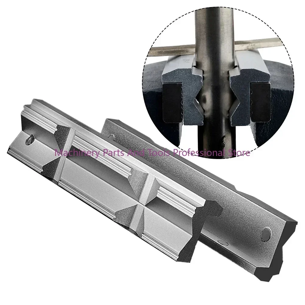 1 par de tornillo de banco de acero de fresado CNC, accesorio de mandíbula dura, mandíbula tipo V, aleación de aluminio, clip en V de 4 "o 8", mordazas de tornillo de 4/5/6/8 pulgadas