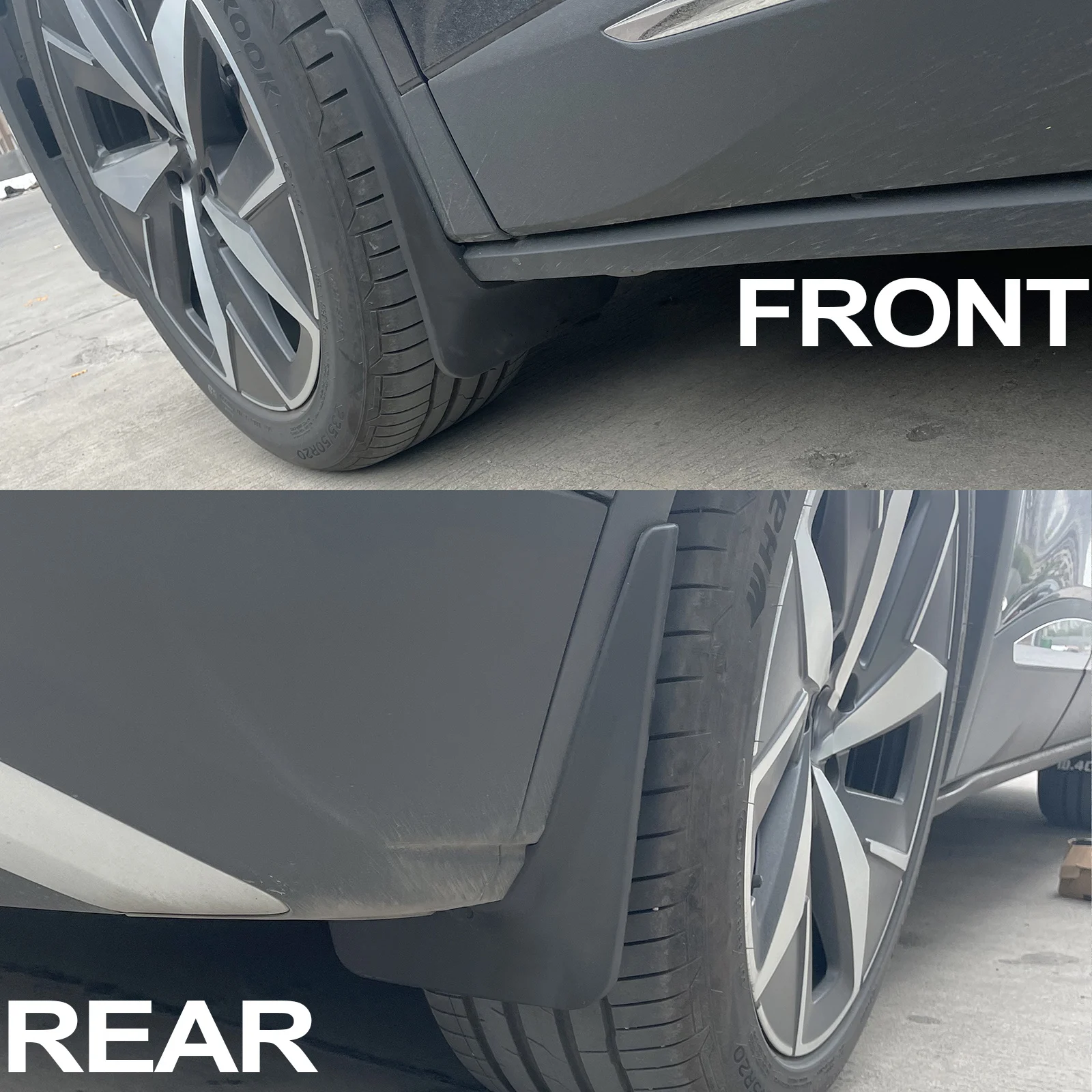4x Cho VW ID.4 ID.5 ID4 ID5 EV 2020 2021 2022 2023 Chắn Bùn Bắn Vệ Mudguards MudFlaps Phía Trước Phía Sau fender Kiểu Dáng Xe