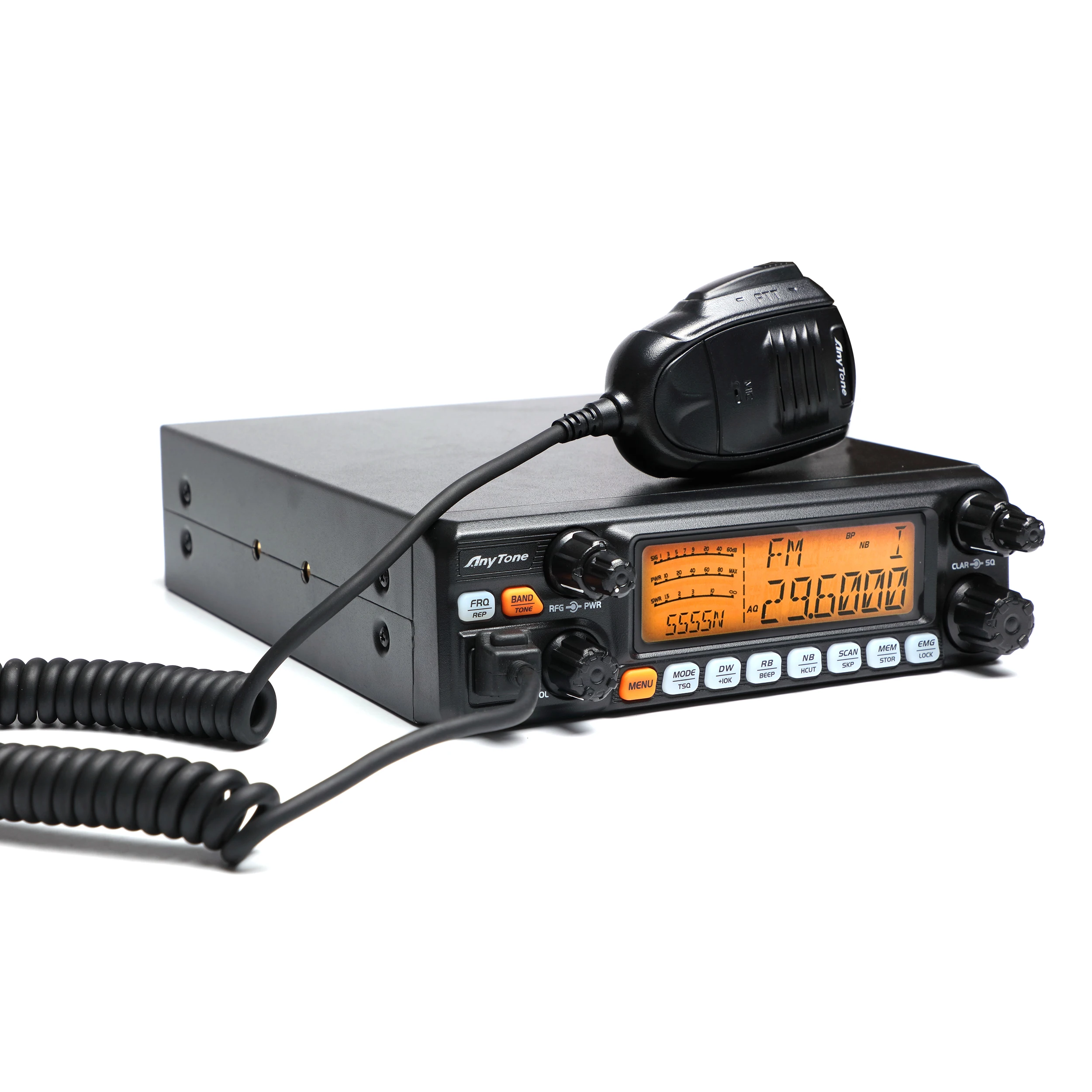 Anytone AT-5555N ii 28,000-29,700 mhz radio ctcss/dcs cw ssb 40 kanal mobile trans ceive hohe leistung 60w am pep ssb 50w fm
