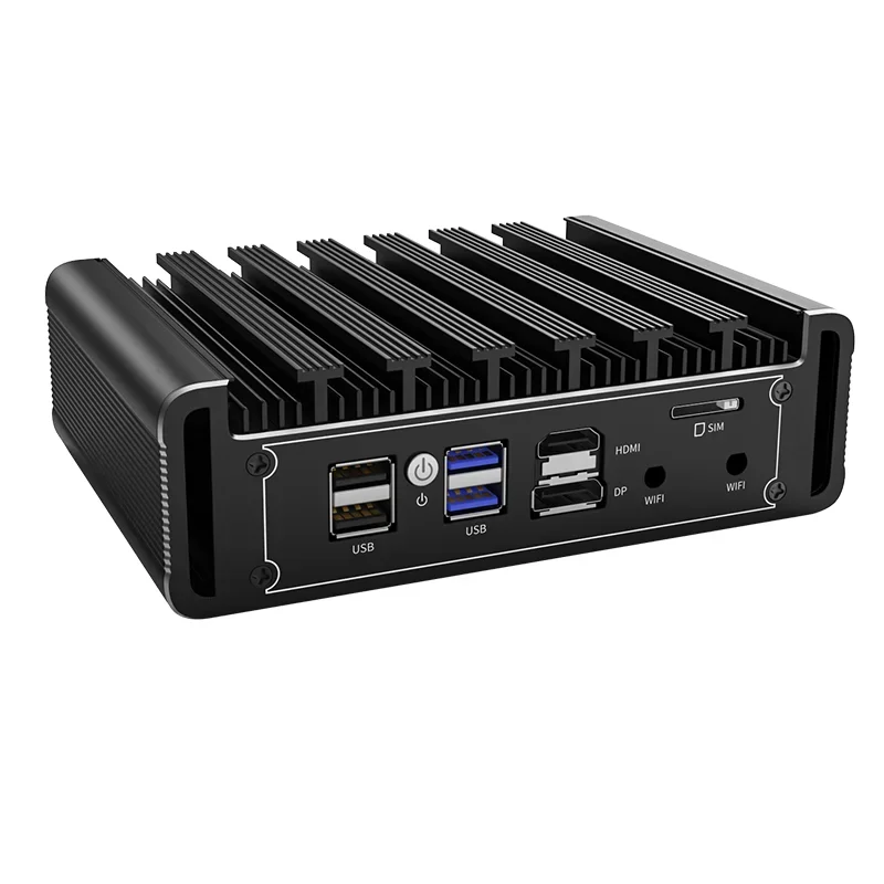 Solides Intel N100 Firewall-Gerät 4x 2,5G LAN i226-V Lüfterloser Mini-PC N5105 J5040 J4125 NVMe Mini-Computer pfSense Proxmox Host