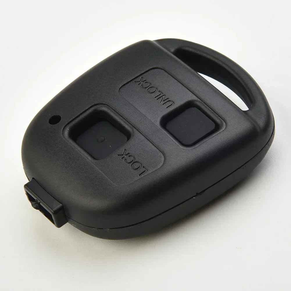 リモート車のキーケース 2 ボタンパッドマイクロスイッチアンチスクラッチシェルトヨタ用ヤリスエスティマピクシス RAV4 カローラ用