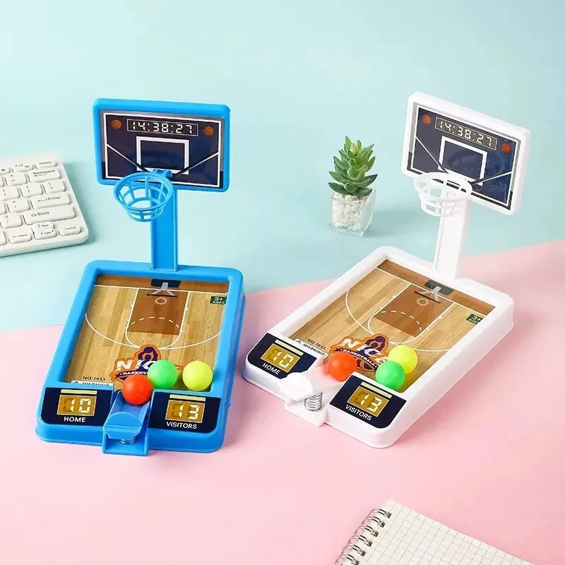 ใหม่เกมยิงเครื่องมินิบาสเกตบอล Rack ยิงเครื่องปฏิสัมพันธ์ระหว่างพ่อแม่และลูกเด็กในร่มของเล่นเพื่อการศึกษา