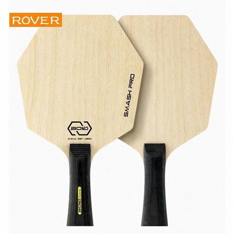 Placa Base hexagonal para bate de tenis de mesa, área de golpe más grande, hoja de madera pura, paleta profesional para entrenamiento de Ping Pong ofensivo