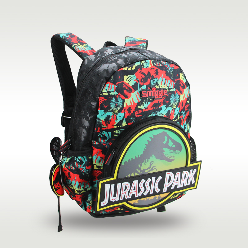 Smiggle-mochila escolar para niños, mochila escolar versátil, dinosaurio, parque de moda, original, superventas