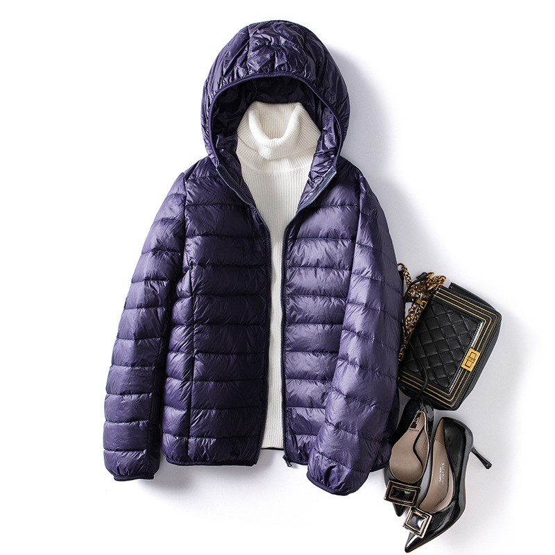 Plus Size 5xl 6xl 7xl Frauen ultraleichte packbare Herbst Winter warme Jacken Neuankömmlinge weibliche schlanke kurze Daunen mantel