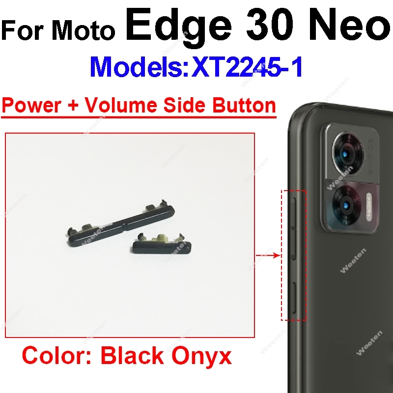 Power Volume Button für Motorola Moto Edge 30 Neo Edge 30neo On Off Power Volume Side Key Flex kabel teile