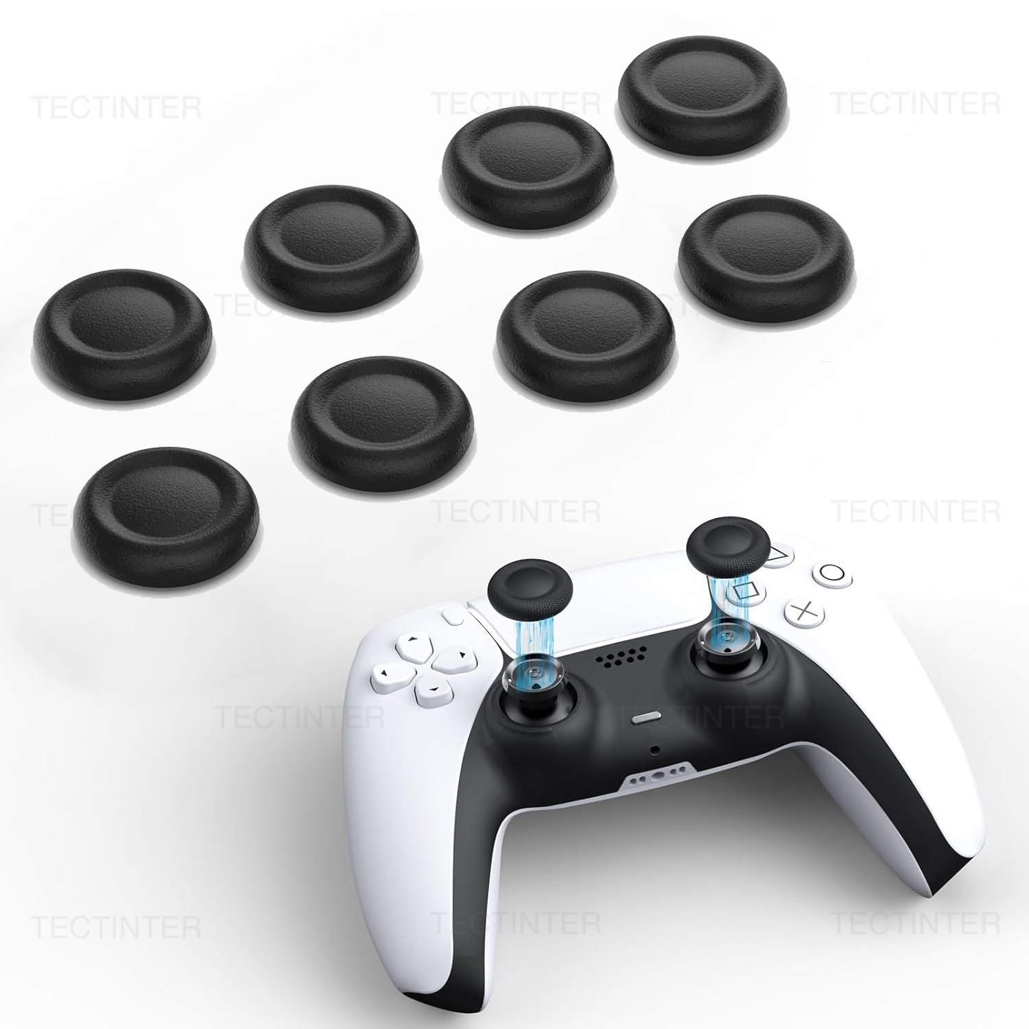Tapas de repuesto de Joystick para controlador Playstation PS4/PS5, tapas de agarre, piezas de reparación para accesorios PS5
