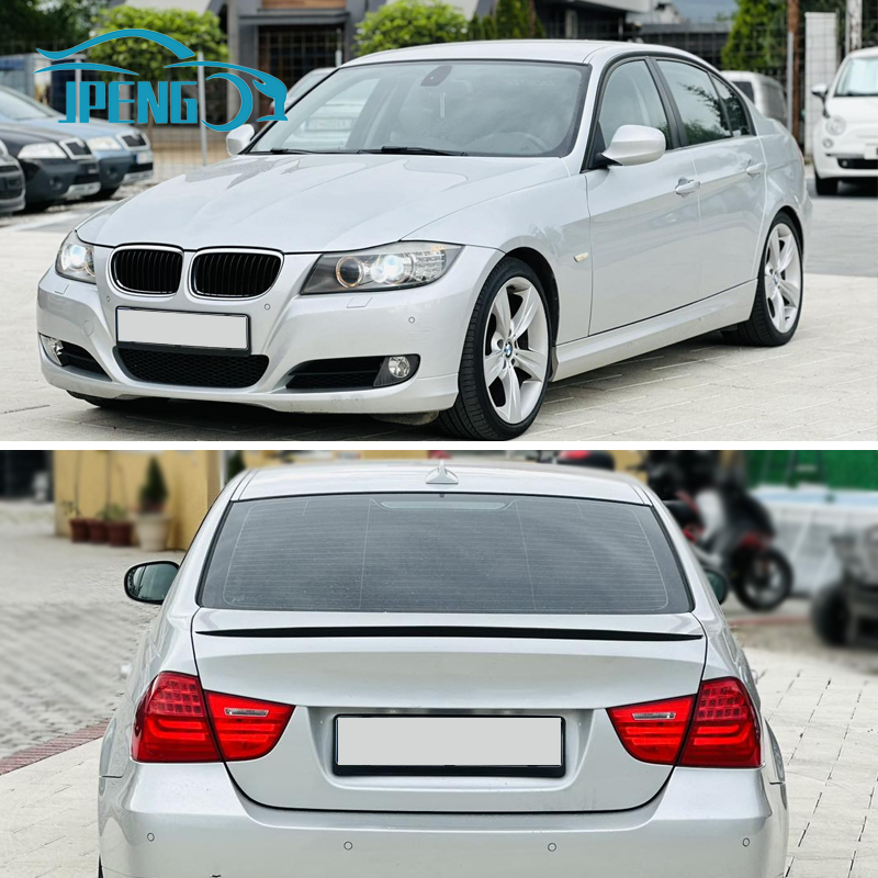 Se encaixa para bmw série 3 e90 320d 320i 330i m sport 2004-2011 acessórios tronco traseiro boot spoiler asa