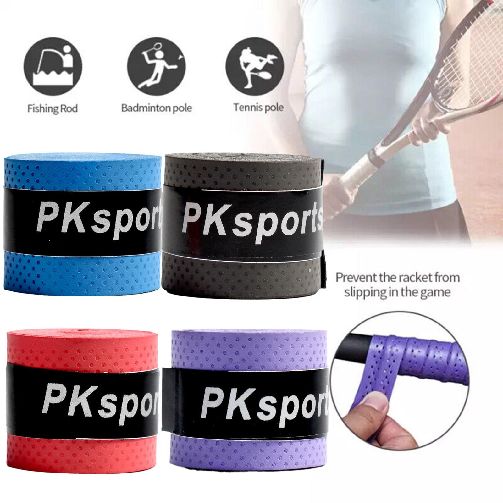 3PCS Tennis Racket Grip Tape PU Absorbent Tennis Racket Badminton Grip Tape Anti Slip Tennis Accessories
