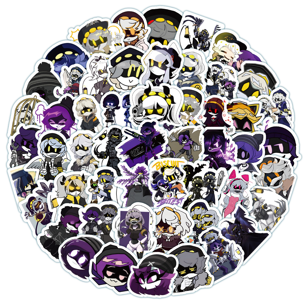 10/30/50/100 個アニメ殺人ドローンステッカー漫画かわいい落書き防水デカール子供のおもちゃ DIY ノートブック車スケートボードステッカー