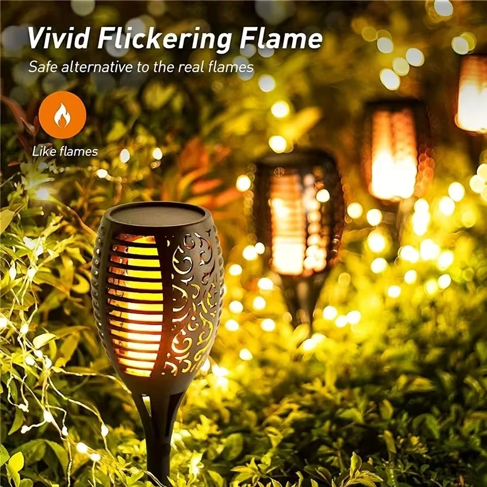 Lámparas solares para exteriores, lámpara Solar Led, luces para exteriores, Sensor impermeable, iluminación de luz, focos navideños externos para jardín, pared