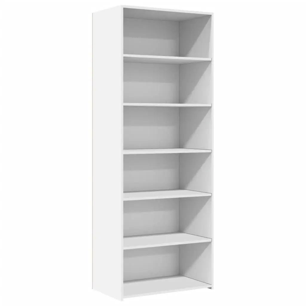 Hochschrank, Alb, 70x41x185 cm, Lemn Prassurat