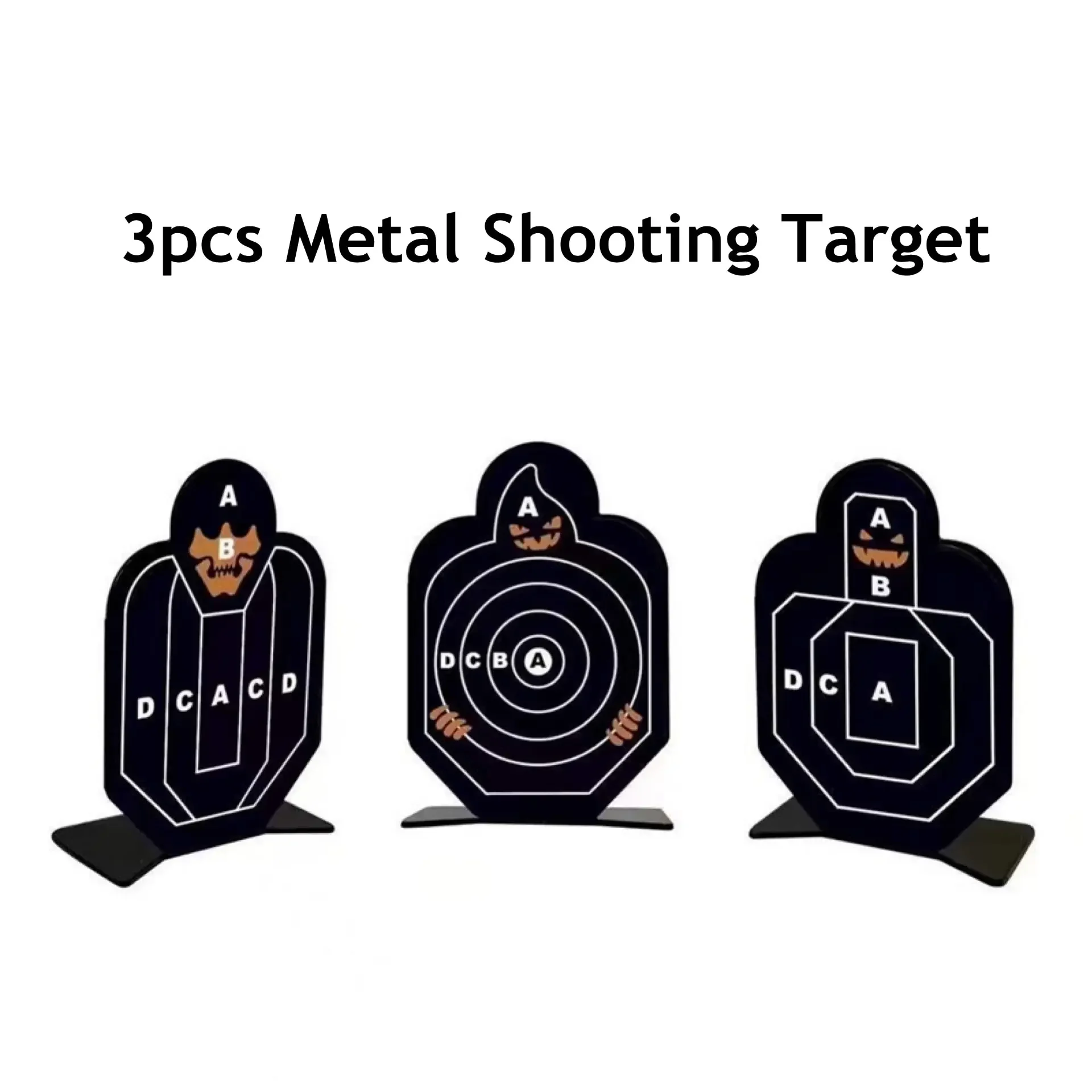 Slingshot Stainless Steel Target Soft Bullet Gun Target Shooting Practice Metal Iron Toy Targets Slingshot Accessories