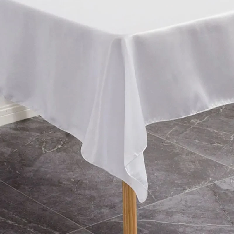 Mantel impermeable de uso versátil, decoración de cumpleaños, boda, fiesta, moda, Color sólido, mantel de Mesa para el hogar