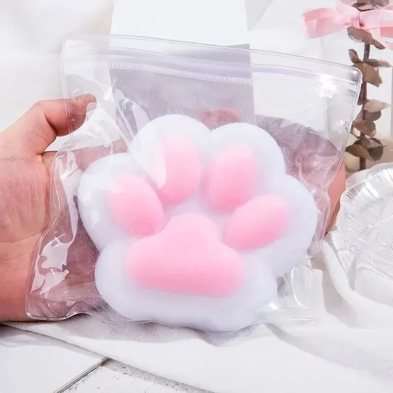 ตลก Squishy Squeeze ของเล่นแมวเท้า Antistress ความเครียดบรรเทาของเล่น Decompression Mochi Fidget เด็กผู้หญิงซิลิโคนช้า Rebound ของเล่น