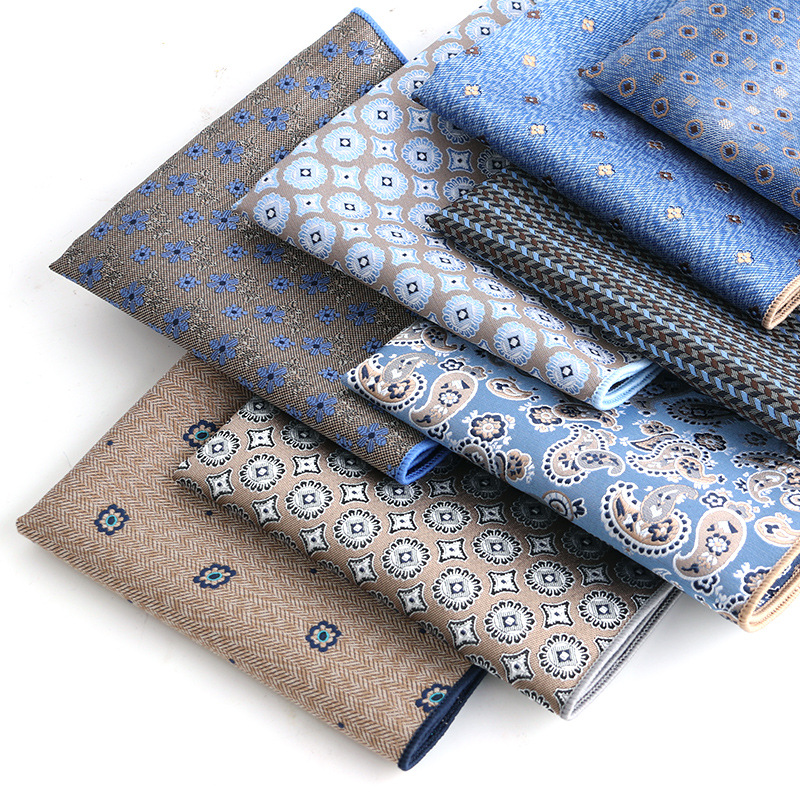 Taschentuch-Seidenschal, 1200 Stiche, hohe Dichte, für Herren, elegant, Retro, Business-Anzug, Taschenschal, quadratischer Schal, Hochzeit